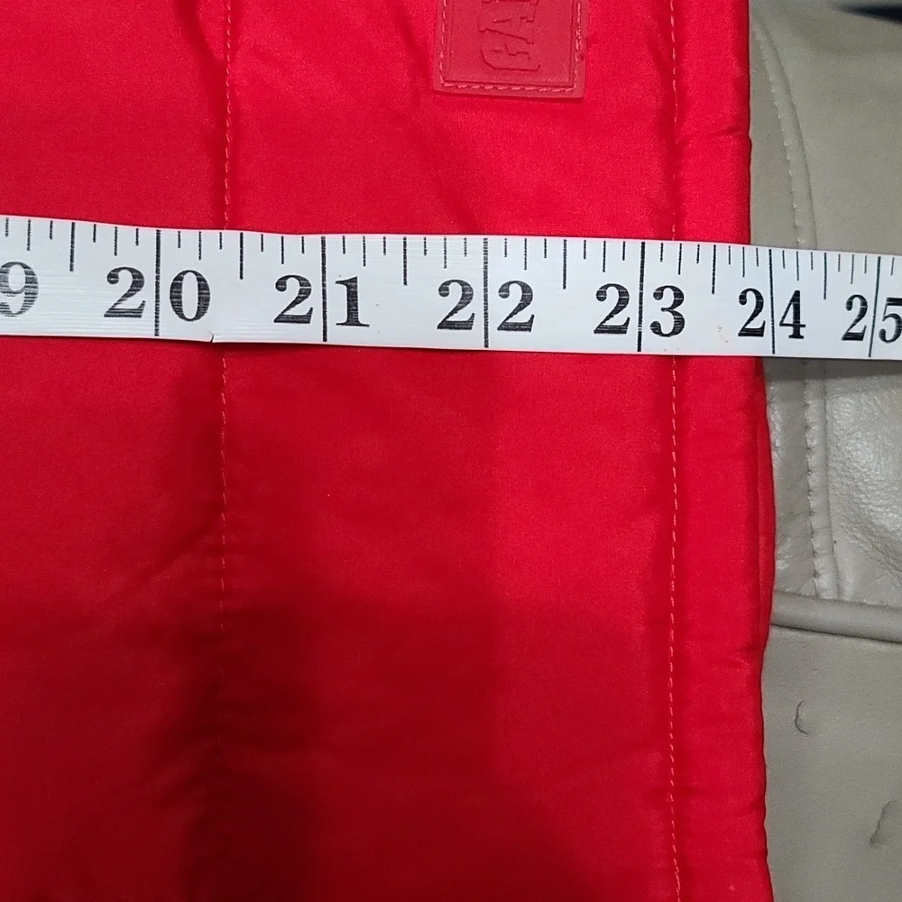 Gap Kids Boys/Girls(Unisex?) Quilted Vest Red/Black? Zips Pockets Sz‎ XL EUC